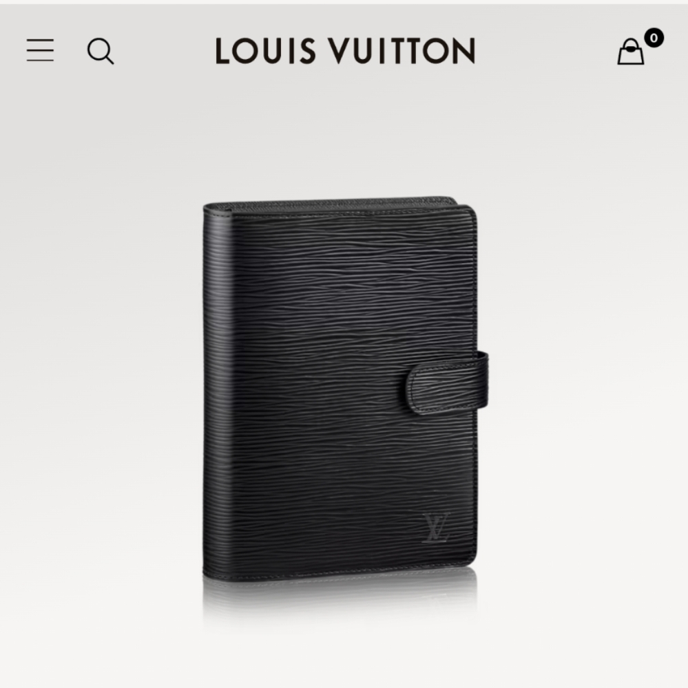 Louis Vuitton Agenda.